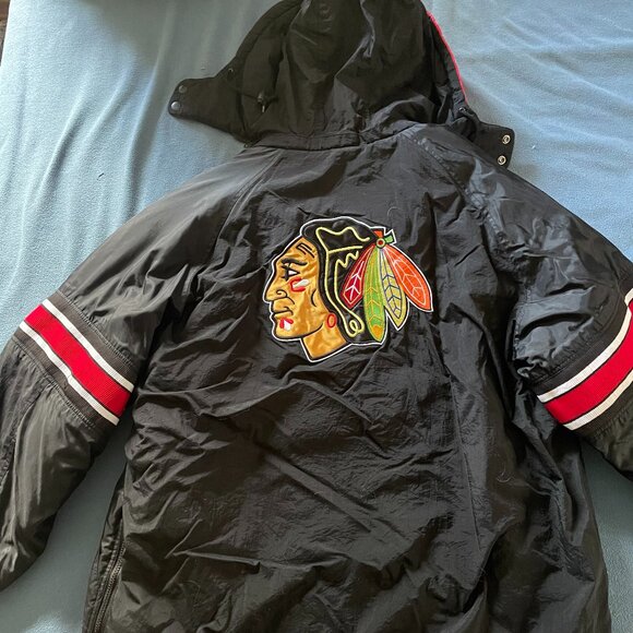 Vintage 90's Chicago Blackhawk Jacket 2XL - Picture 3 of 4